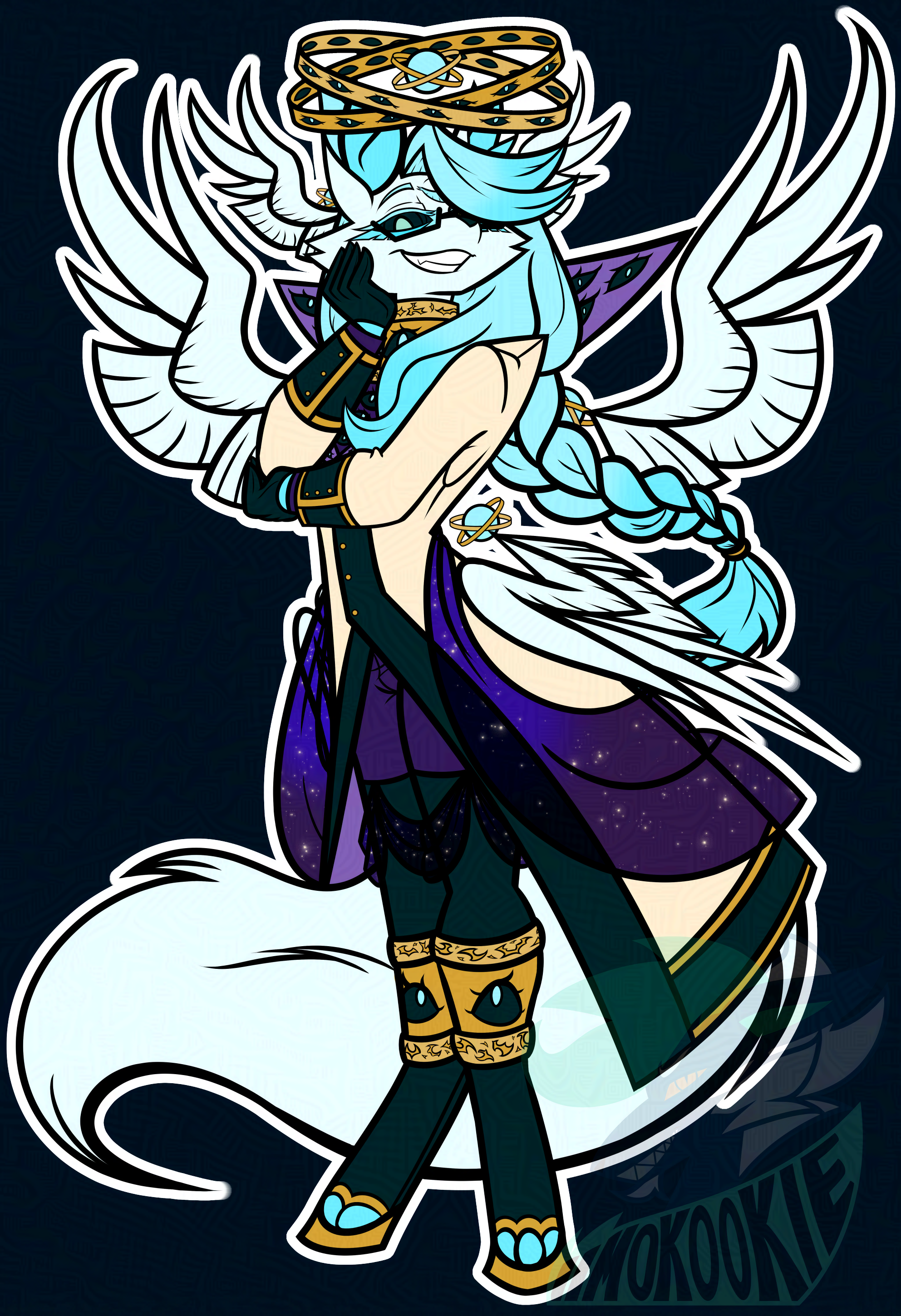 Example of complex character design.